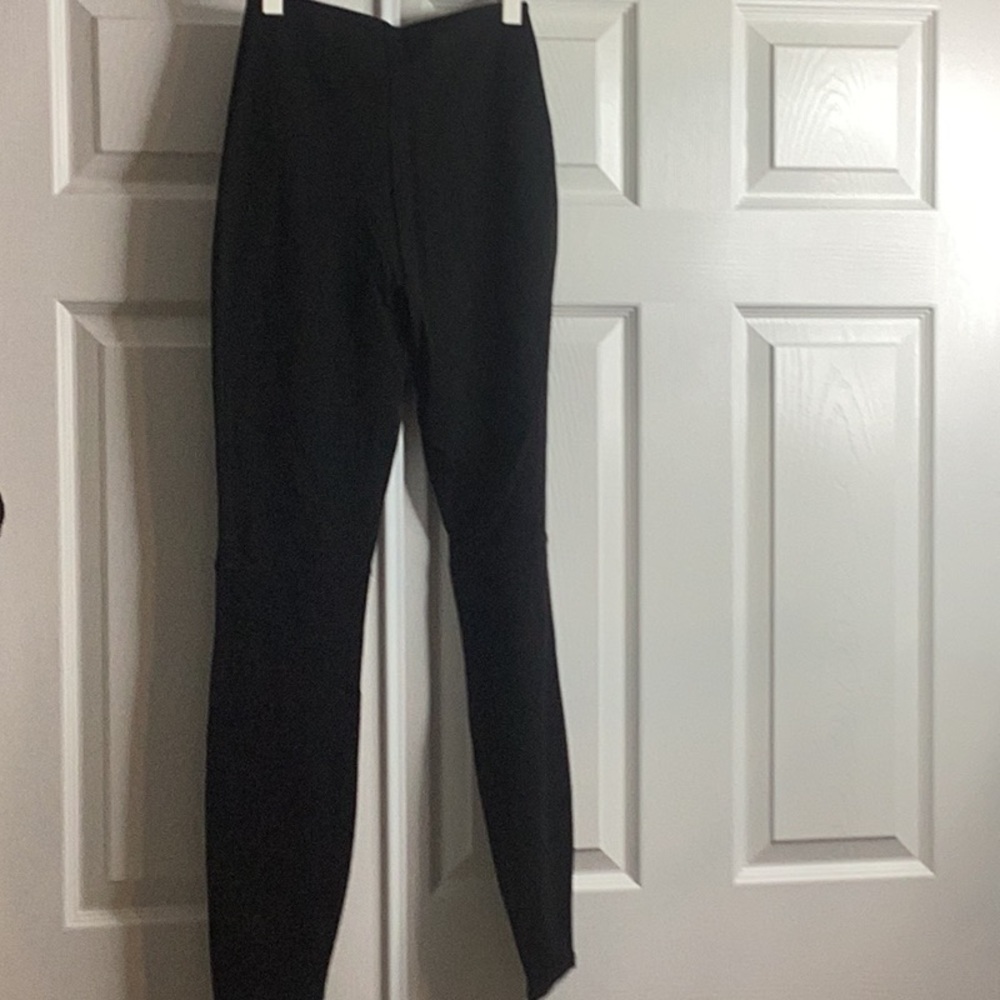 Lysse Black Faux Leather Pants New S 4-6 - Picture 4 of 9